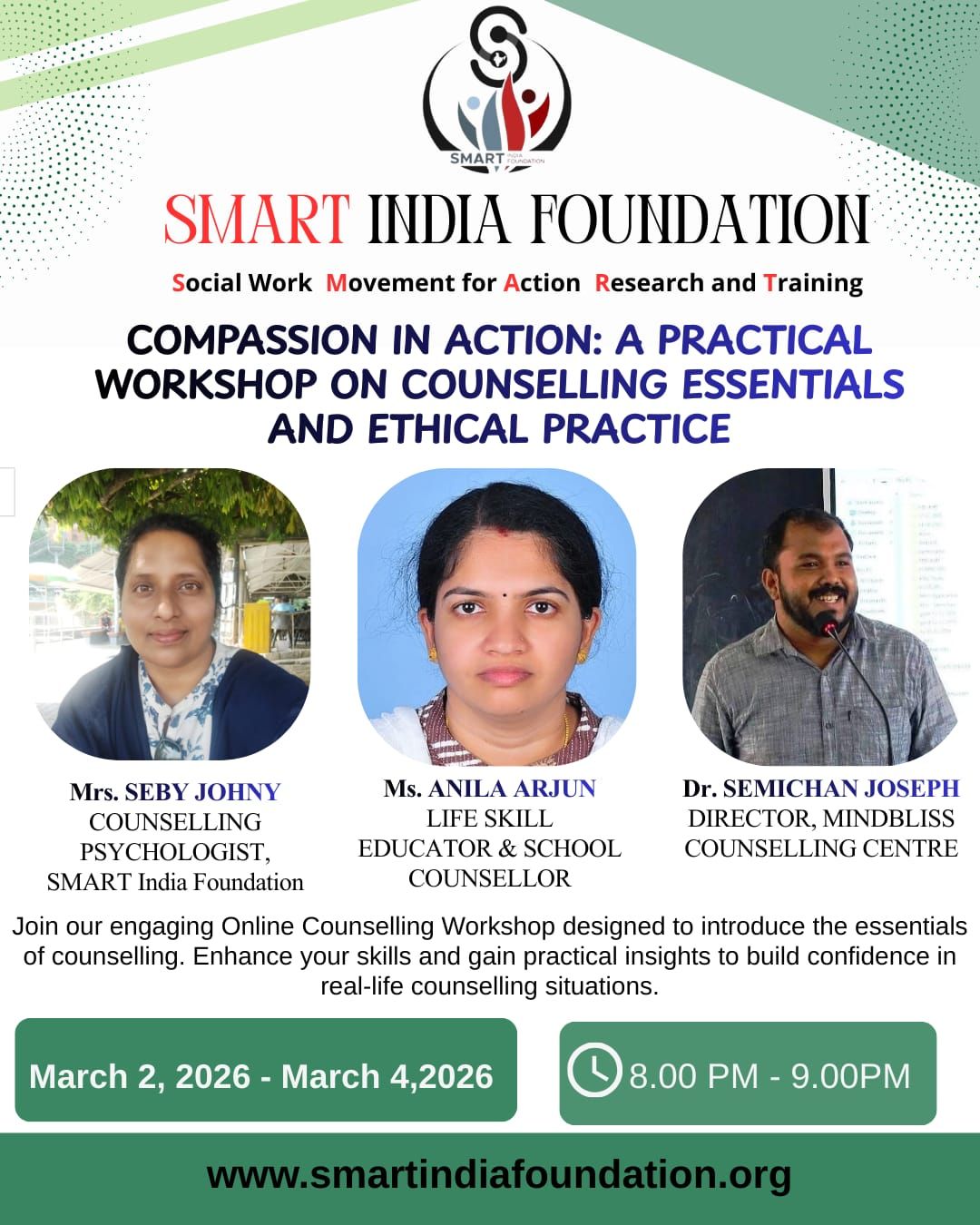 Online Workshop: Basics of Counselling